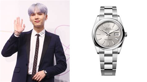 suga rolex watch|Rolex watches bts.